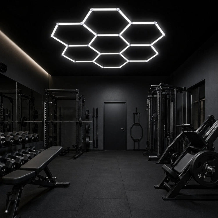 Modulinis lubinis LED šviestuvas Hexagon