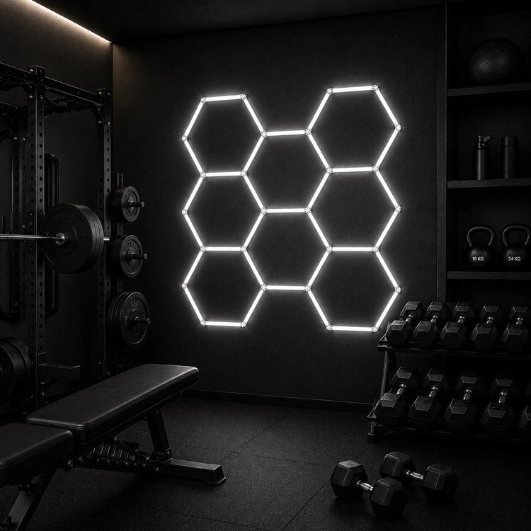 Modulinis lubinis LED šviestuvas Hexagon