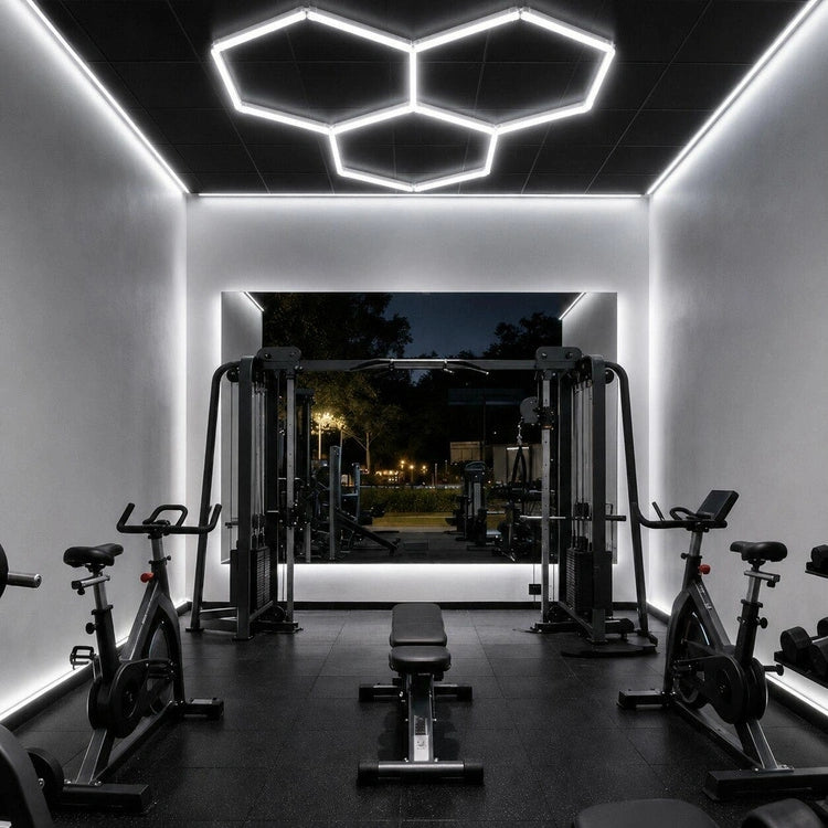 Modulinis lubinis LED šviestuvas Hexagon