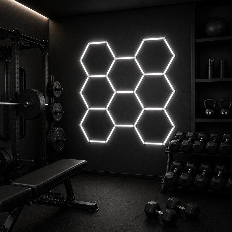 Modulinis lubinis LED šviestuvas Hexagon