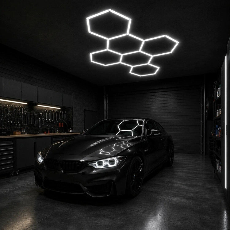 Modulinis lubinis LED šviestuvas Hexagon