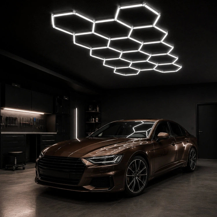 Modulinis lubinis LED šviestuvas Hexagon