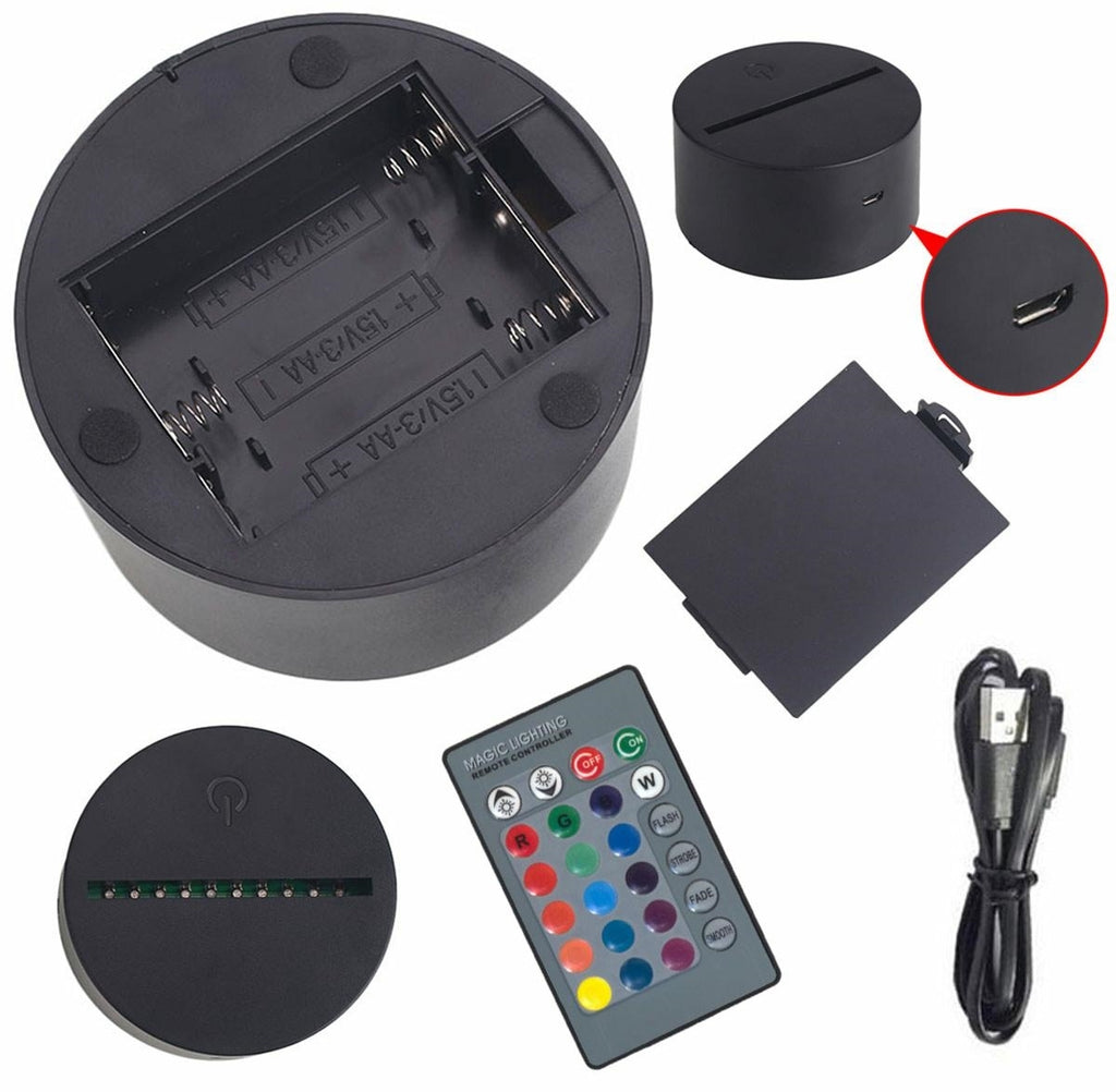 Naktinė lempa "Saulės sistema" 3D LED