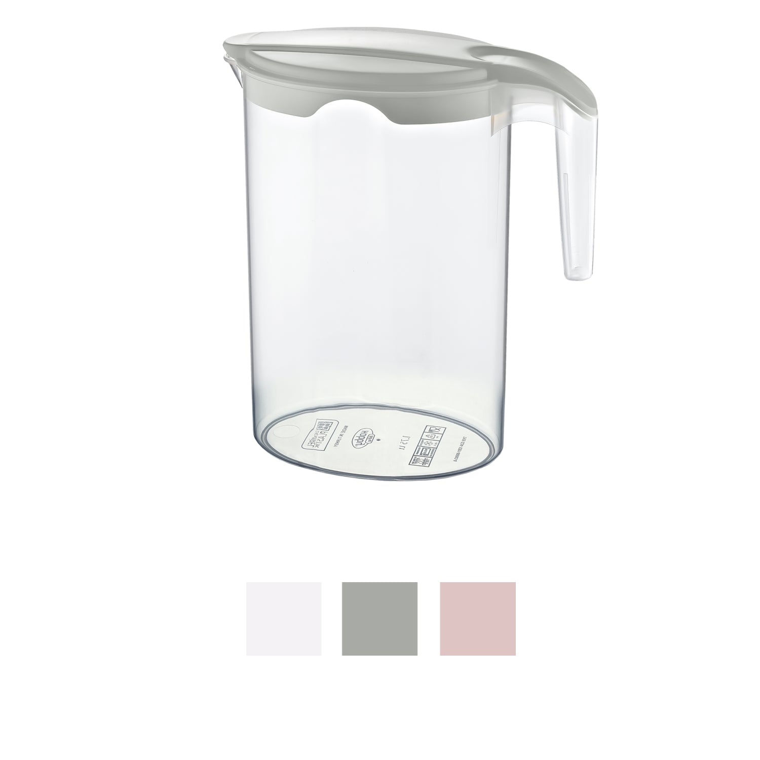 Plastikinis ąsotis su dangteliu 1,75 l