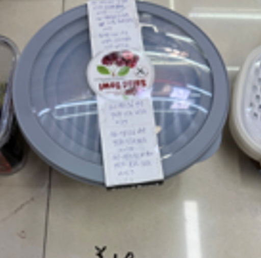 Plastikinių maisto laikymo indelių rinkinys su dangteliais 4 vnt.