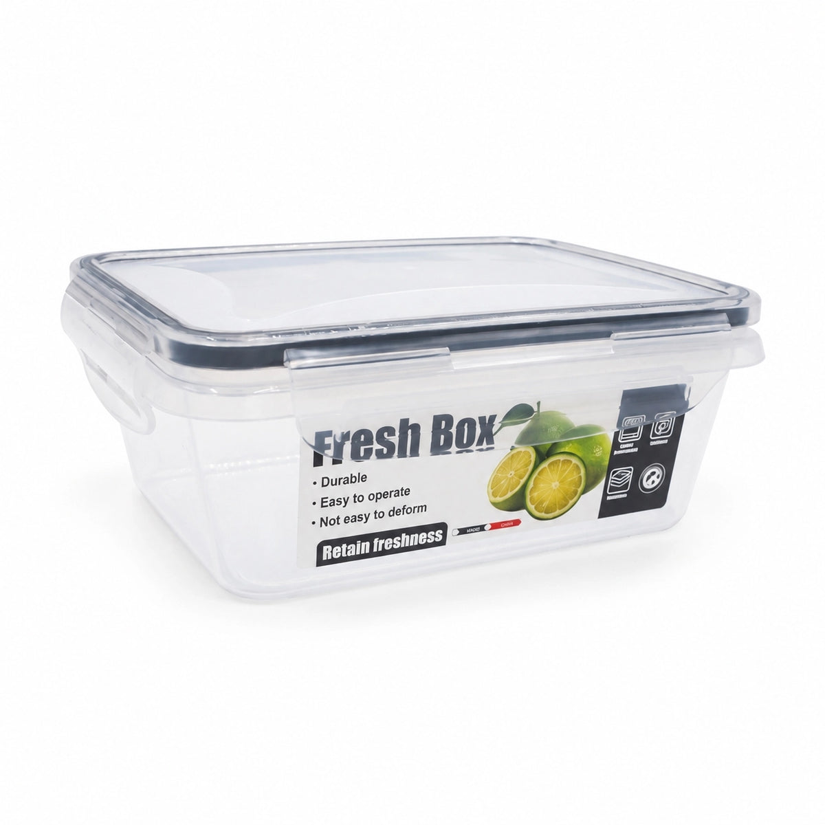 Plastikinių maisto laikymo indų rinkinys su dangčiais (2 vnt.) TR2358D