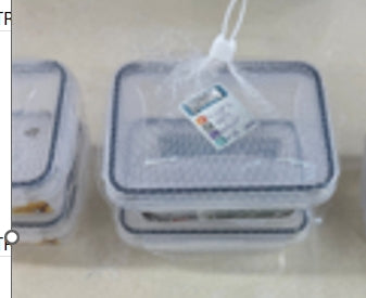 Plastikinių maisto laikymo indų rinkinys su dangčiais (2 vnt.) TR2358E