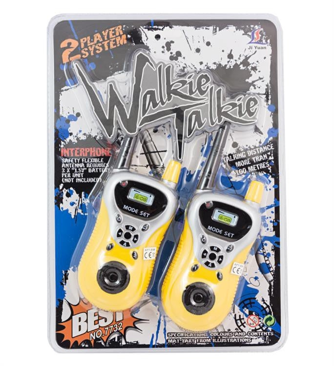 Racijų komplektas su ištraukiamomis teleskopinėmis antenomis WALKIE-TALKIE
