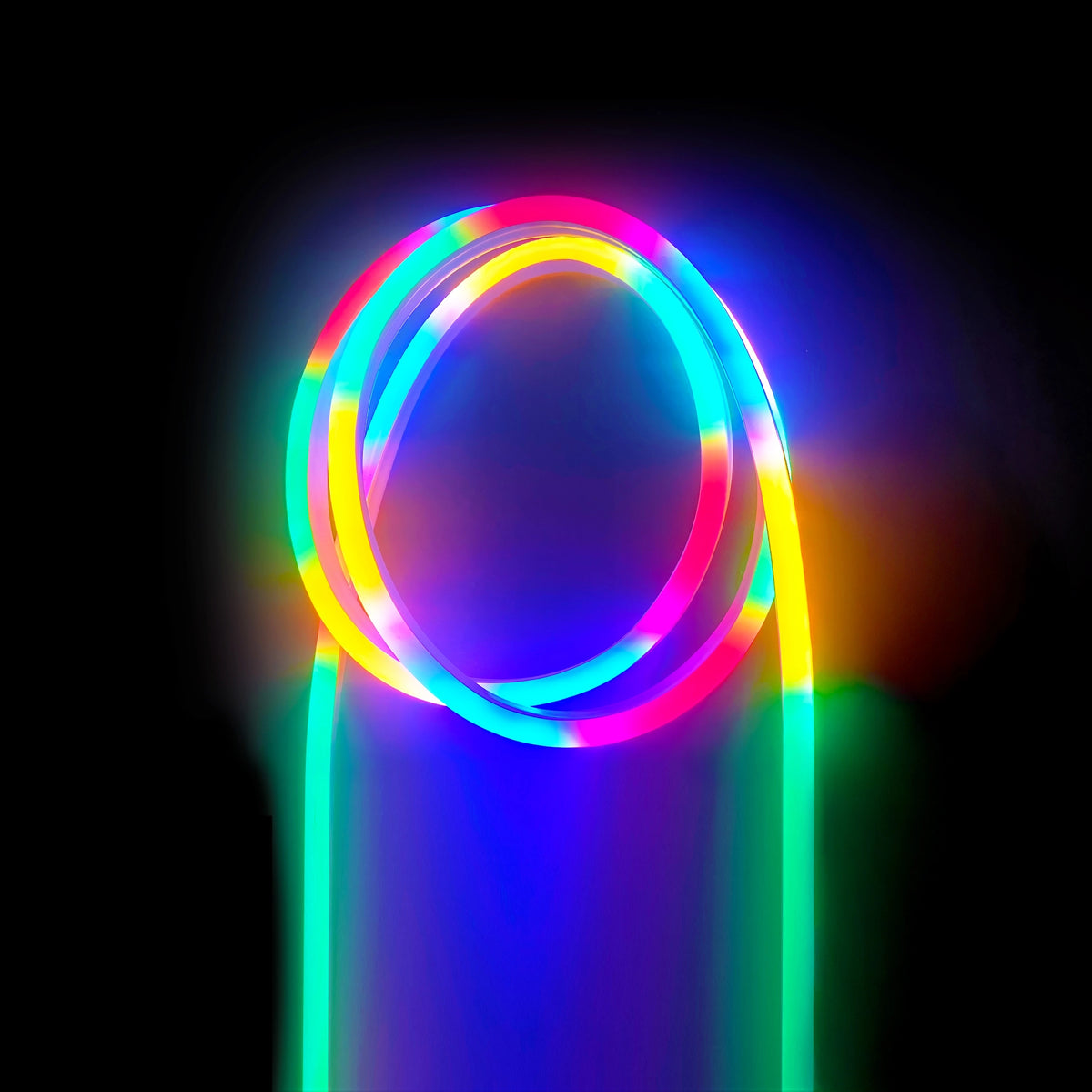 RGB LED šviesos juosta 10 m – lanksti