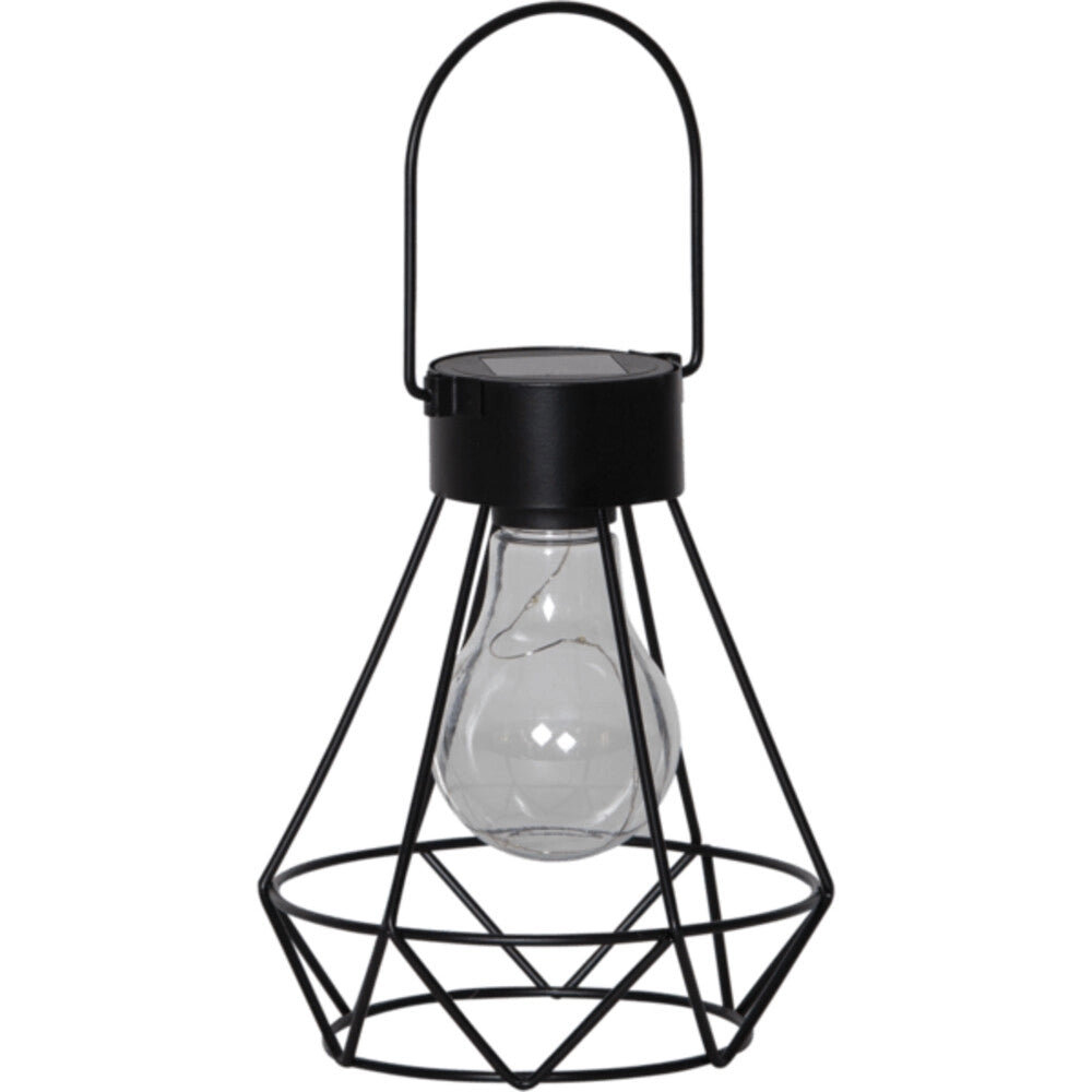 Saulės energija įkraunama LED lempa „Edison“