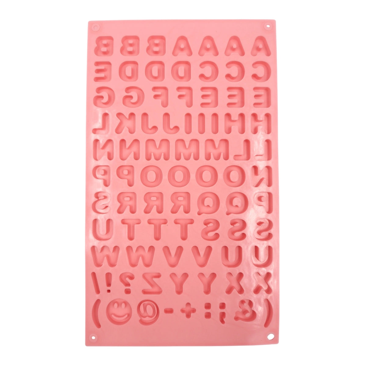 Silikoninė forma raidėms – 29,5 × 17 × 0,6 cm
