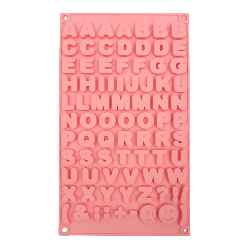 Silikoninė forma raidėms – 29,5 × 17 × 0,6 cm