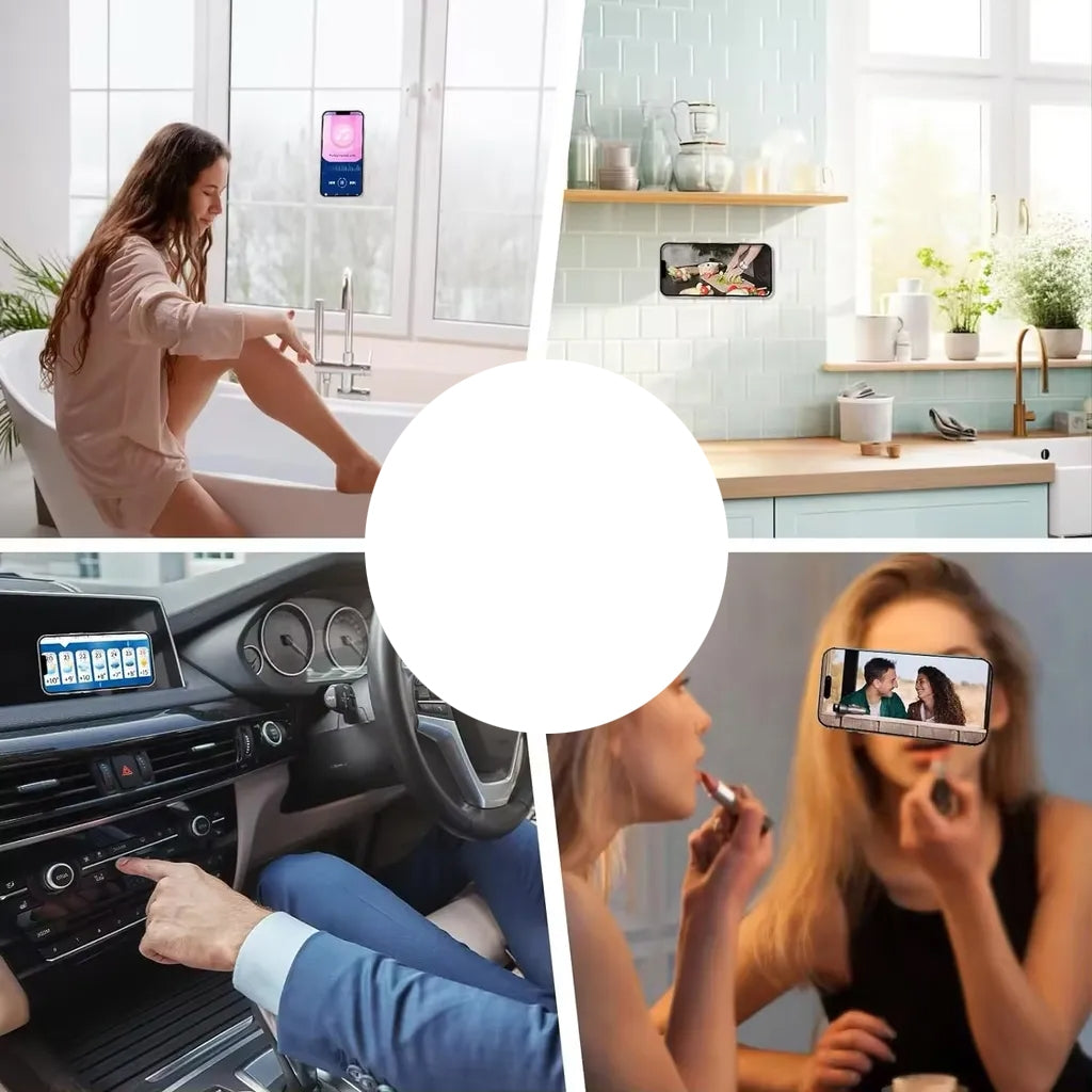 Silikoninė lipni plokštelė telefonui RUDA