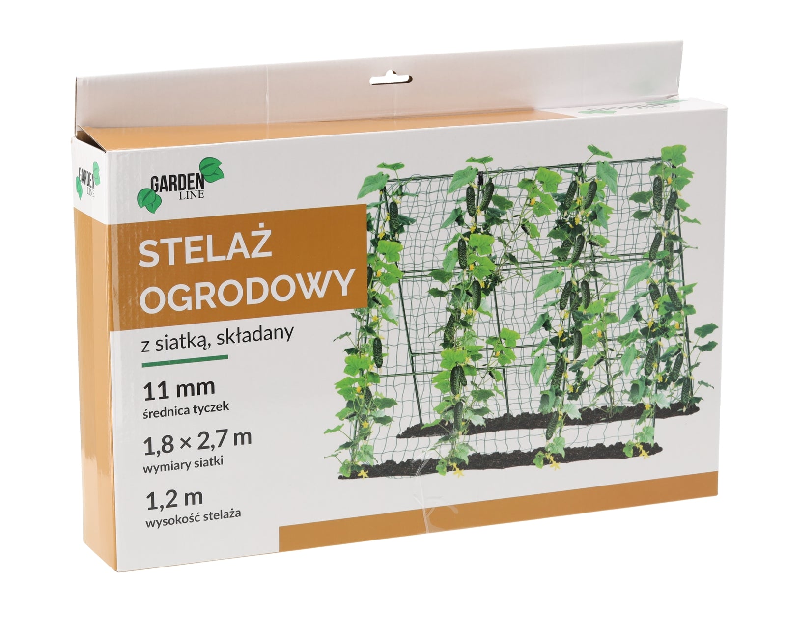 Sodo stelažas su tinklu 1,2 m (1,8 x 2,7 m)