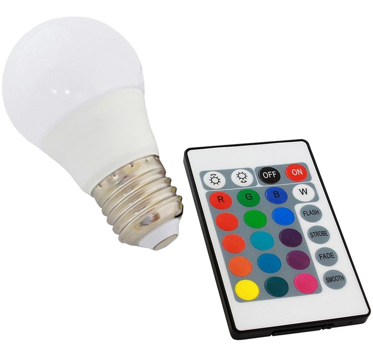 Spalvota RGB LED lemputė