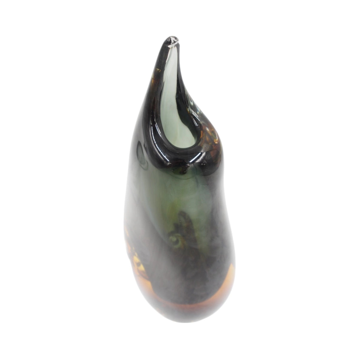 Stiklinė vaza „Forma Lumo“ – 13×8×30 cm