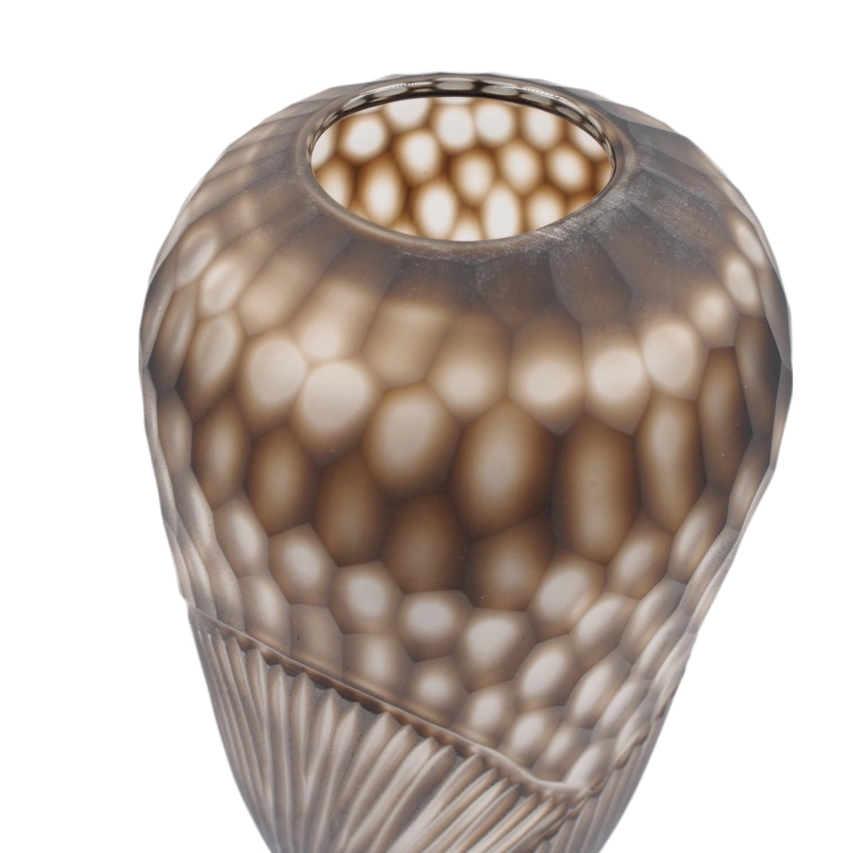 Stiklinė vaza „Forma Lumo“, 15 × 15 × 43 cm