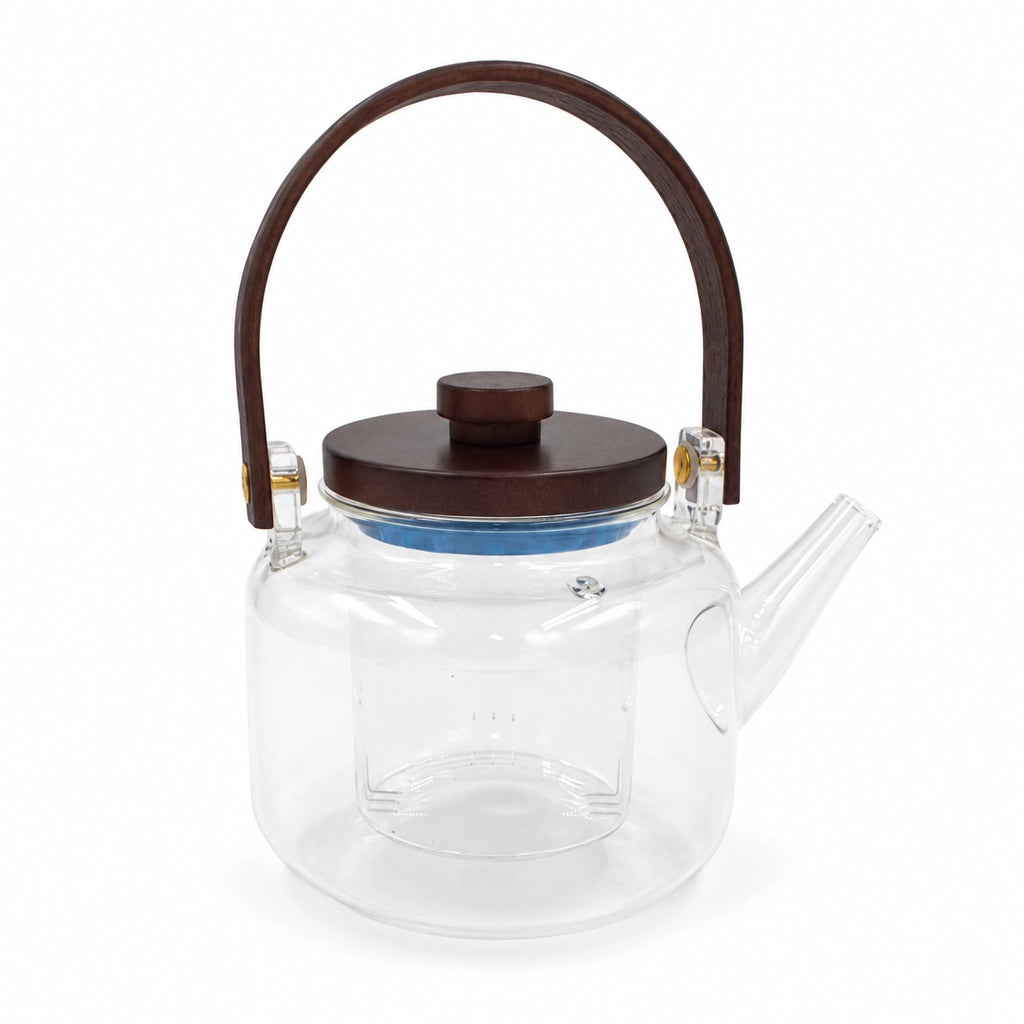 Stiklinis arbatinukas su dangteliu 1000 ml