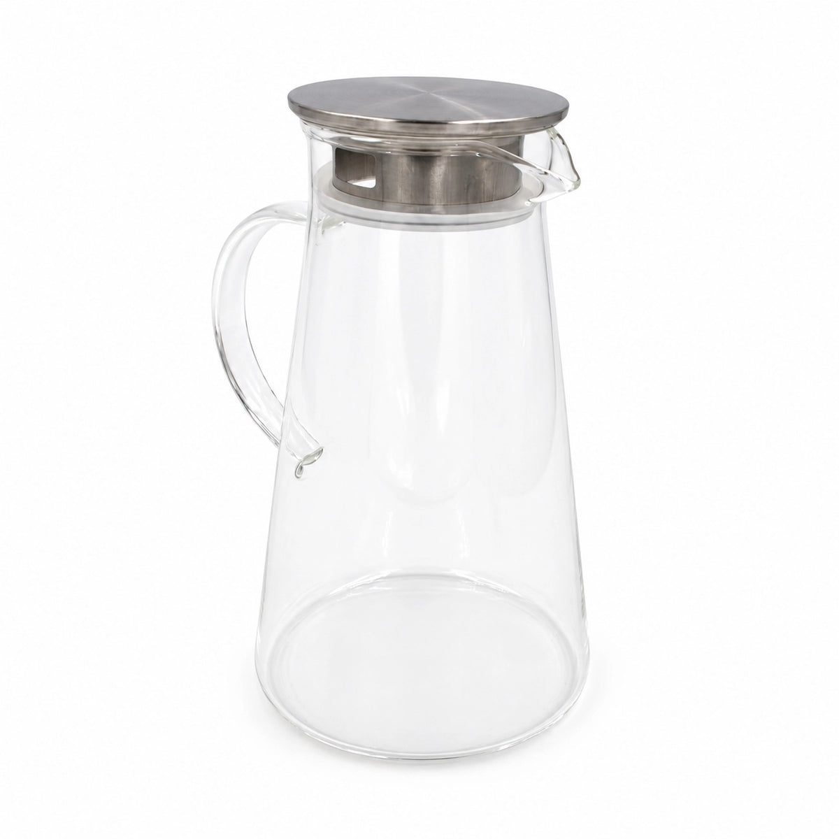 Stiklinis ąsotis su metaliniu dangteliu 1800 ml TR2336B