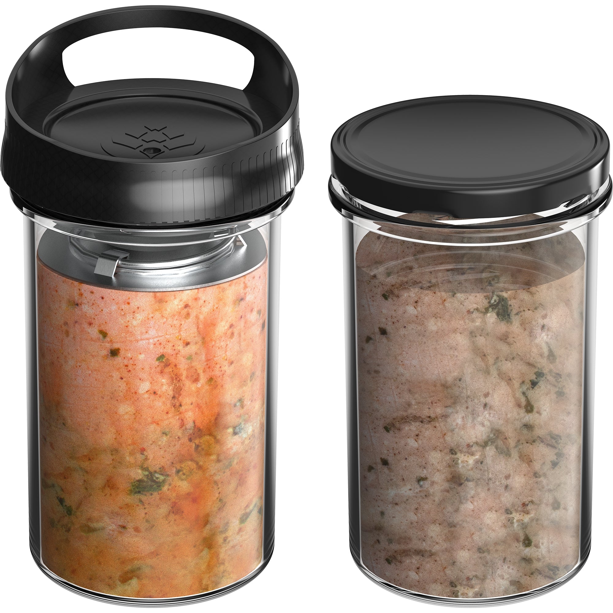 Stiklinis presuoklis – DUO rinkinys, 2 x 450 g talpos