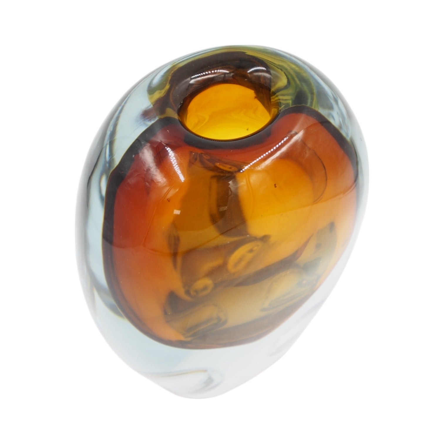 Stiklo vaza „Forma Lumo“ 16×9×26.5 cm