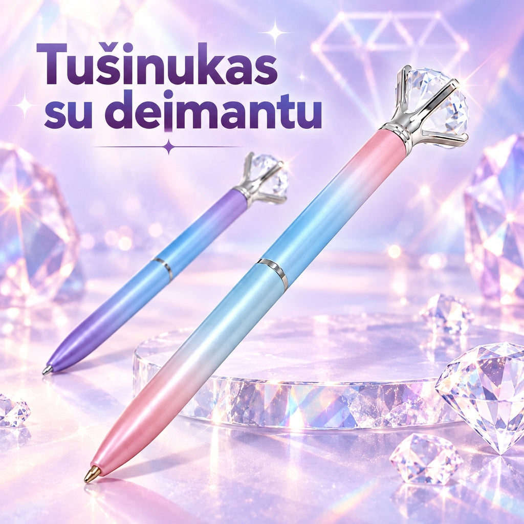 Tušinukas su dekoratyviniu kristalu TR2281