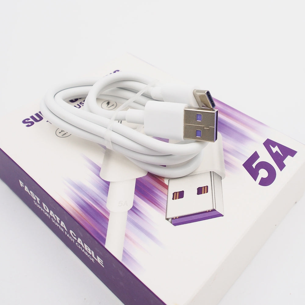 USB -TYPE-C 5A Laidas 1M