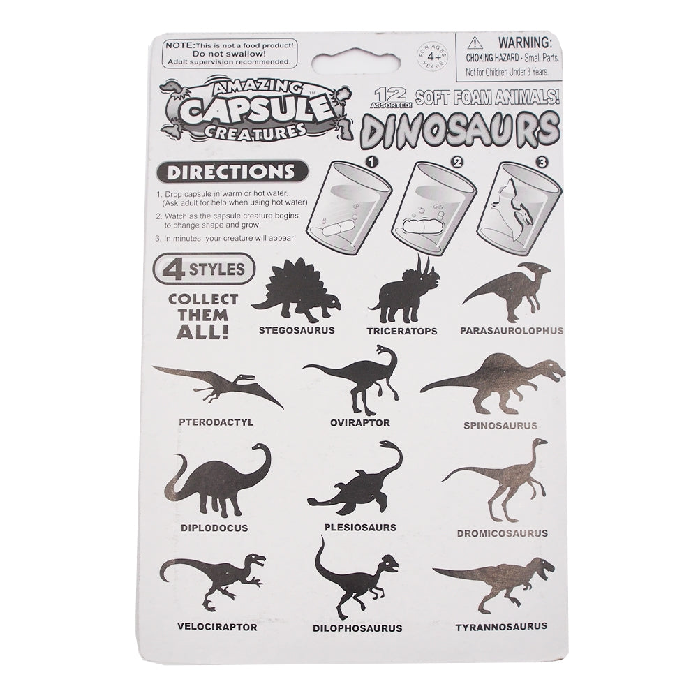 Vandenyje Augančios Kapsulės "DINOSAURS"