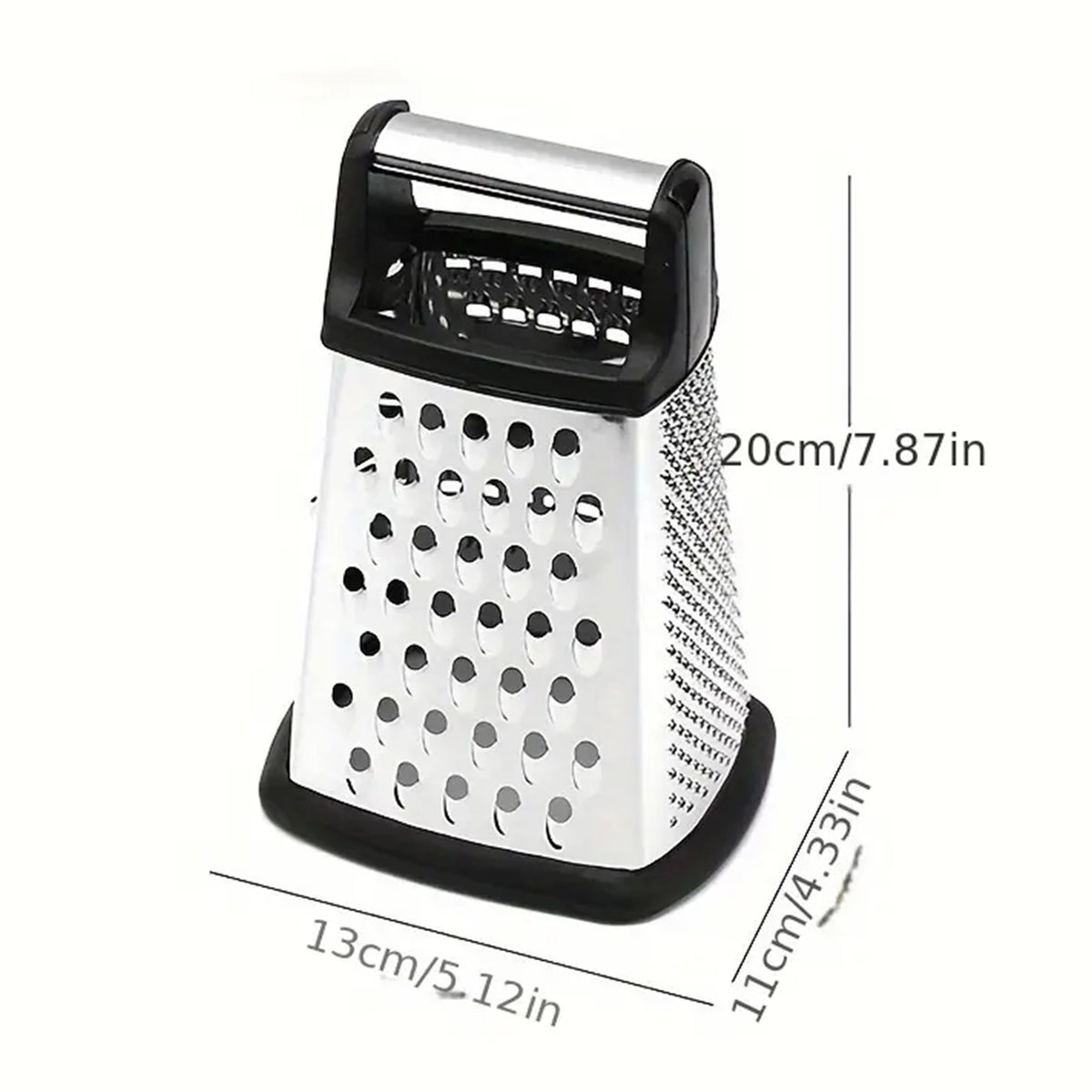 Virtuvinė tarka 20 CM. (4 pusių, nerūdijančio plieno)